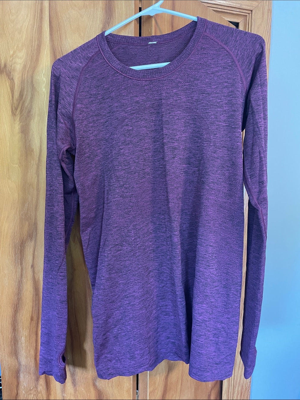 lululemon Heathered Purple Long Sleeve Tee